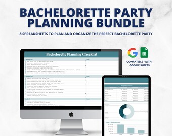 Bachelorette Planning Checklist, Bachelorette Party Favor List, Bachelorette Party Organization, Maid of Honor Planning Checklist