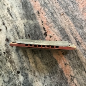 Vintage Dime Store Gold Star Harmonica Made in Japan