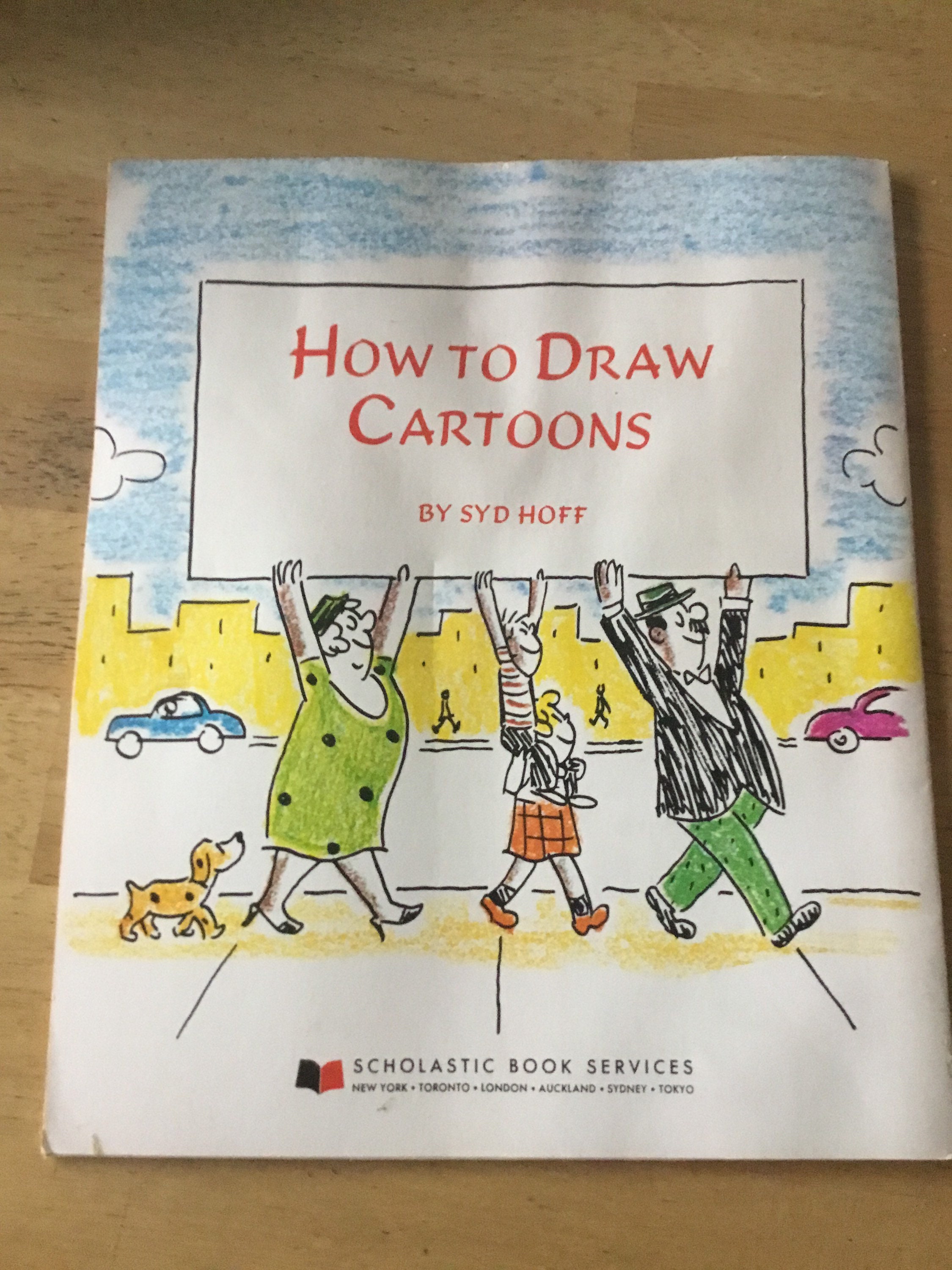 1975 How To Draw Cartoons by Syd Hoff Scholastic Books Etsy