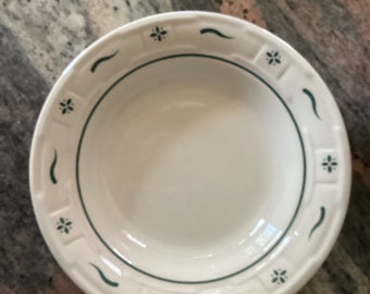 Longaberger Woven Traditions 8” Pasta Bowl ~ Heritage Green