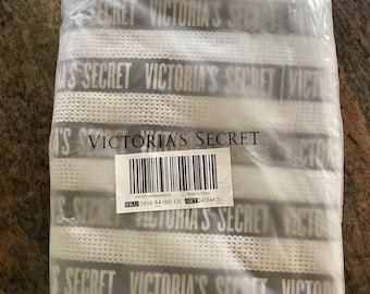 Victoria’s Secret Black Silver White Sequin Weekender Limited Edition Tote Bag ~ New in Original Bag