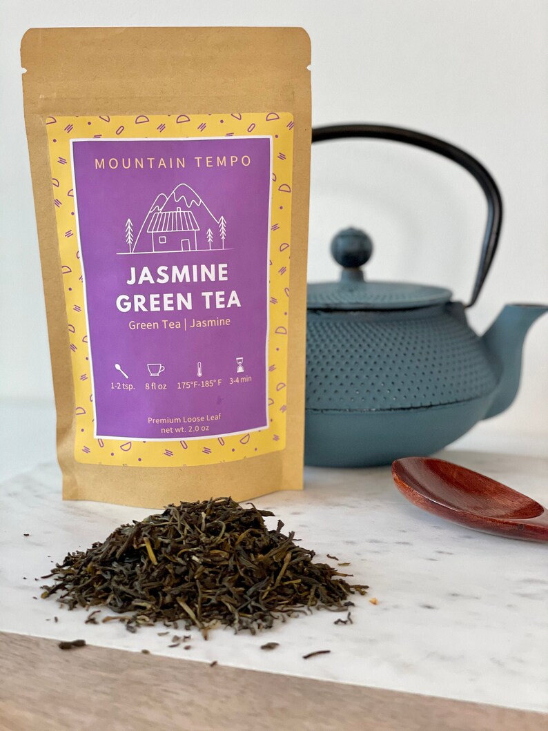 Jasmine Green Tea Loose Leaf Tea Small Batch Loose Leaf Etsy