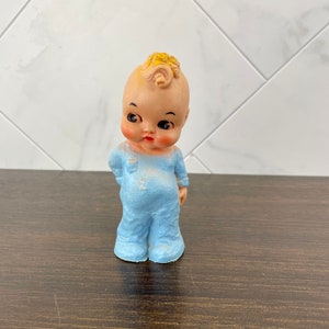 Vintage Rubber Doll, Dreamland Creations, Bare Bottom Baby Boy Rubber Toy, 6&quot;