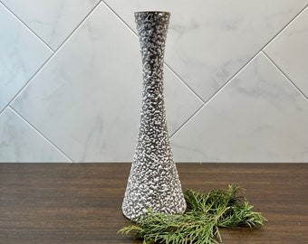 Vintage Royal Haeger Spackle Lava Vase, MCM Haeger Pebbled Popcorn Vase, Marked R1800