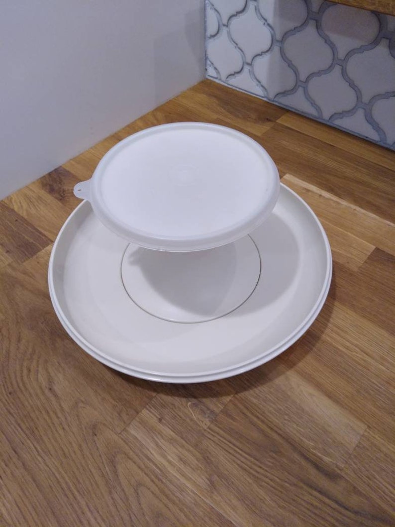 Vintage Tupperware Appetizer Tray Chips and Dip Tray Etsy