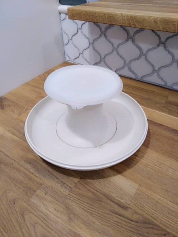 Vintage Tupperware Appetizer Tray Chips and Dip Tray Etsy