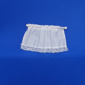 Dollhouse Miniature 1/12 Scale Cafe Curtain