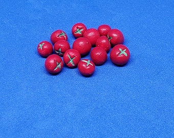 Dollhouse Miniature 1/12 Scale Tomatoes Dozen