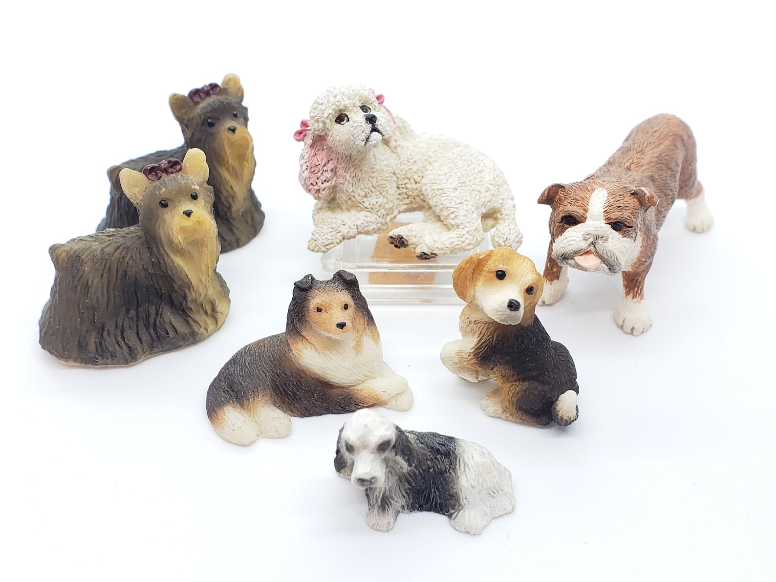 Dollhouse Miniatures 1/12 Scale Resin Dogs Etsy