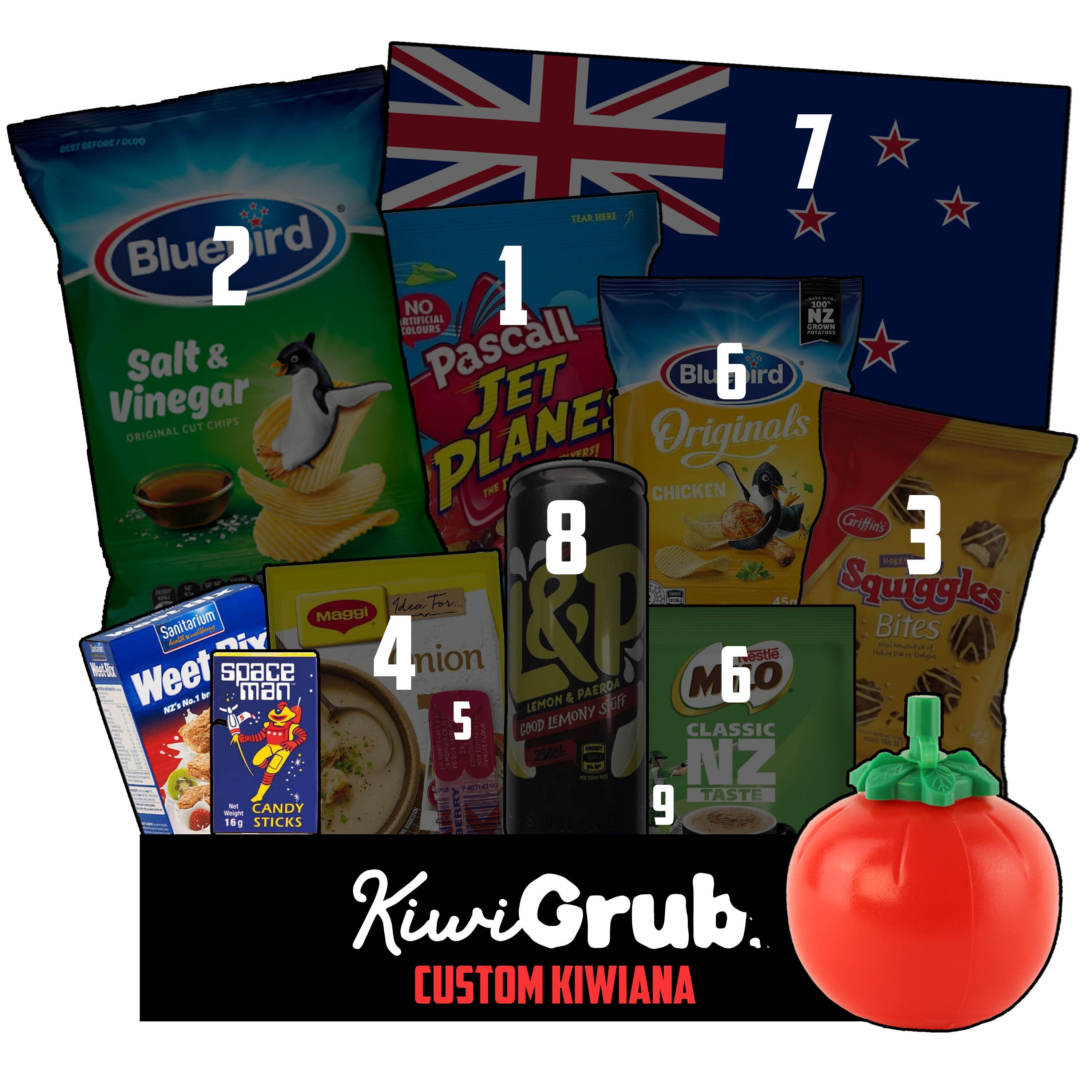 CUSTOM Kiwiana New Zealand Gift Basket 33pcs Etsy