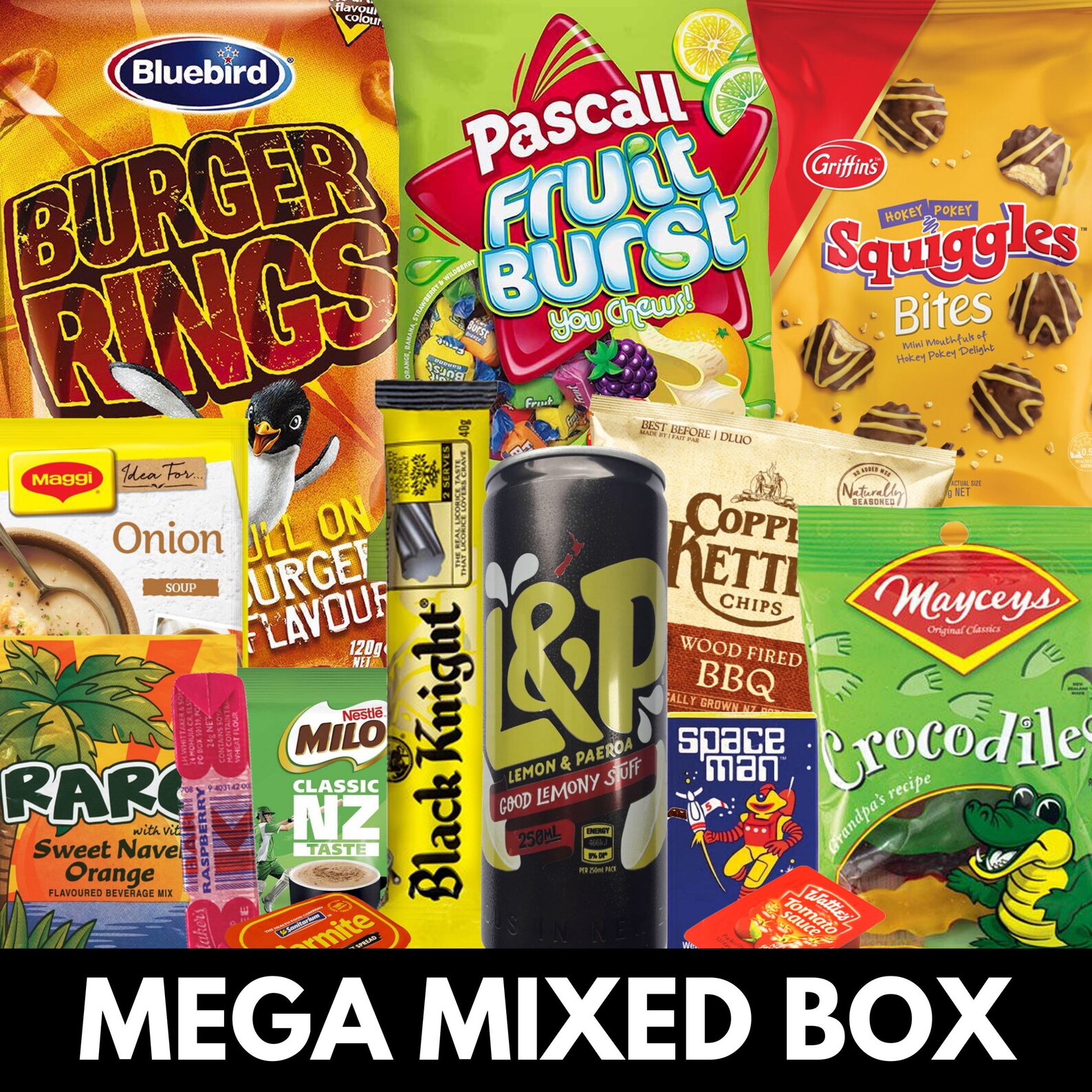 Mega Mixed New Zealand Snack Box Best New Zealand Food & Etsy