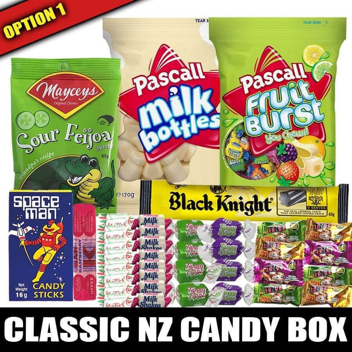 Classic Candy New Zealand Snack Box Etsy