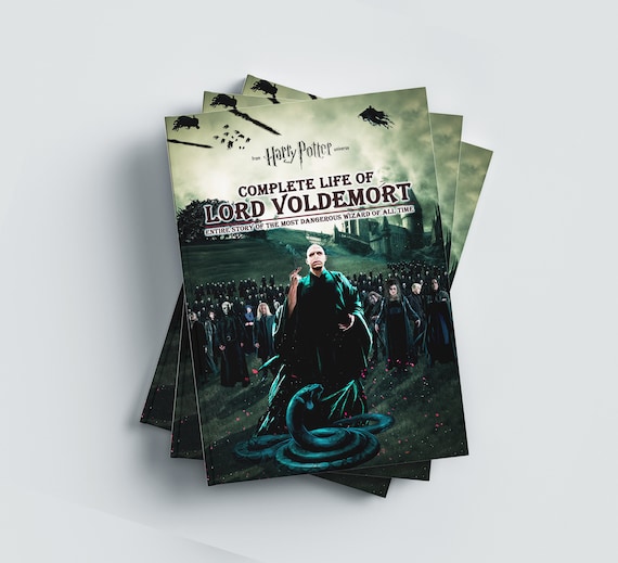 The Complete Life Of Lord Voldemort Illustrated Book From Etsy
