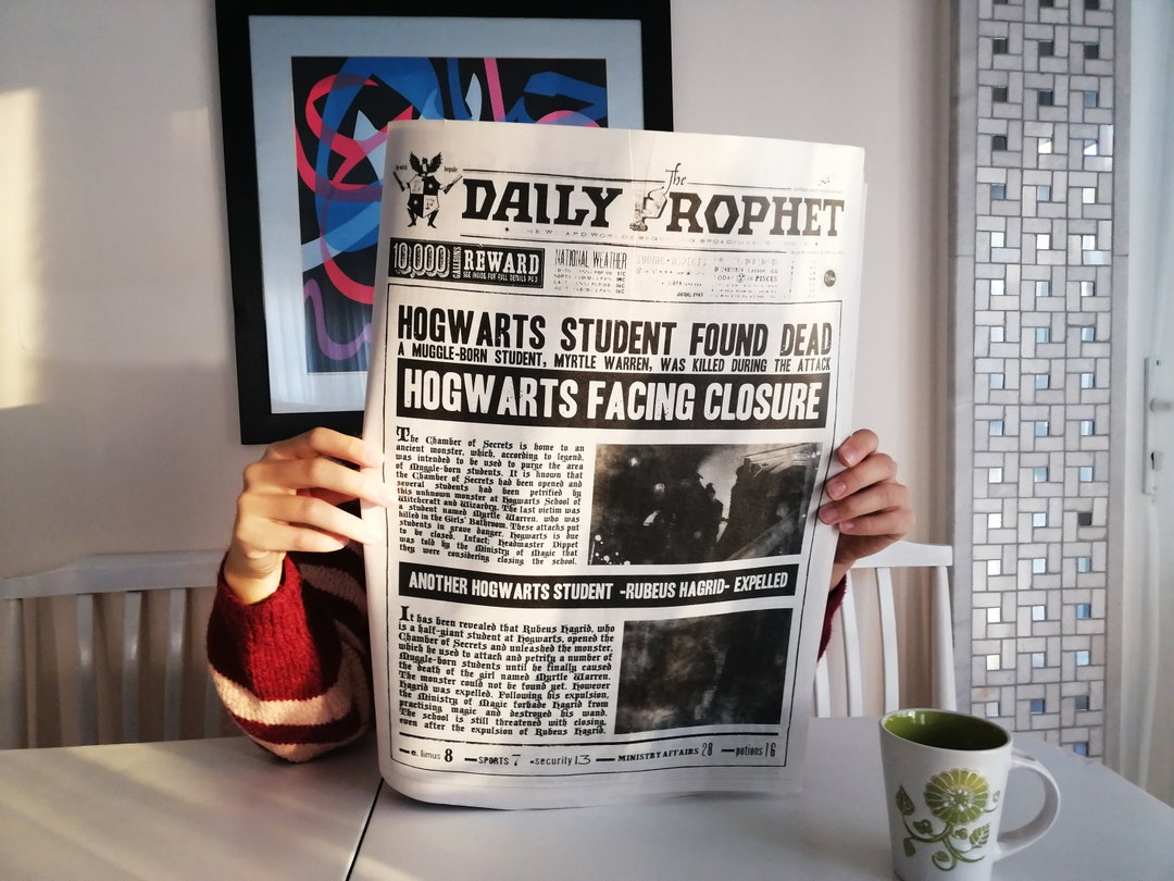 Tagesprophet 16 Seiten exakte Größe wie in den Harry Potter Etsy.de