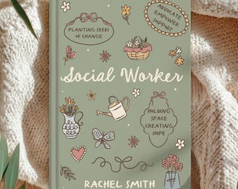 Diario personalizzato per assistente sociale, regalo per LCSW, regalo di laurea in MSW, regalo di apprezzamento per LSW, mese del servizio sociale, regalo per un collega