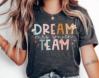 Camiseta personalizada para o time dos sonhos dos professores | Camiseta personalizada para o time do ensino fundamental
