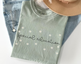 Comfort Colors® Special Education Teacher Shirt, SPEDucator, SPED Team Tee, Special Educators Shirt, Special Ed Gift, SPED Teacher T-Shirt