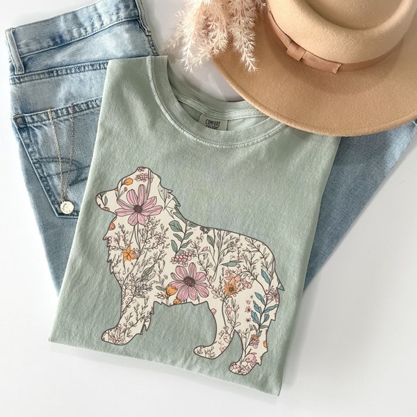 Comfort Colors® Camisa de pastor australiano, camisa de mamá de perro australiano, camisa de mamá australiana, camiseta de mamá de perro, amante de los perros, regalo de mamá de perro, camiseta de amante australiano