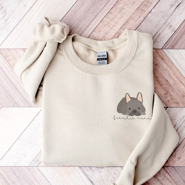 Frenchie Mama Sweatshirt | Franse Bulldog Trui | Bulldog moeder shirt | Franse moeder | Hond moeder trui | Hondenliefhebber | Cadeau Idee