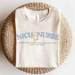 Winnie the Pooh NICU Nurse Shirt | Pooh Bear Neonatal Nurse Tshirt | Baby Nurse Tee | Cute NICU Nurse Gift | Nurse Appreciation | Winnie Tee