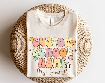 Custom Teacher Shirts | Custom School Shirt | Teacher Team Shirts | Matching Teacher Shirts | Back to School | Bulk Order | Elementary Shirt
