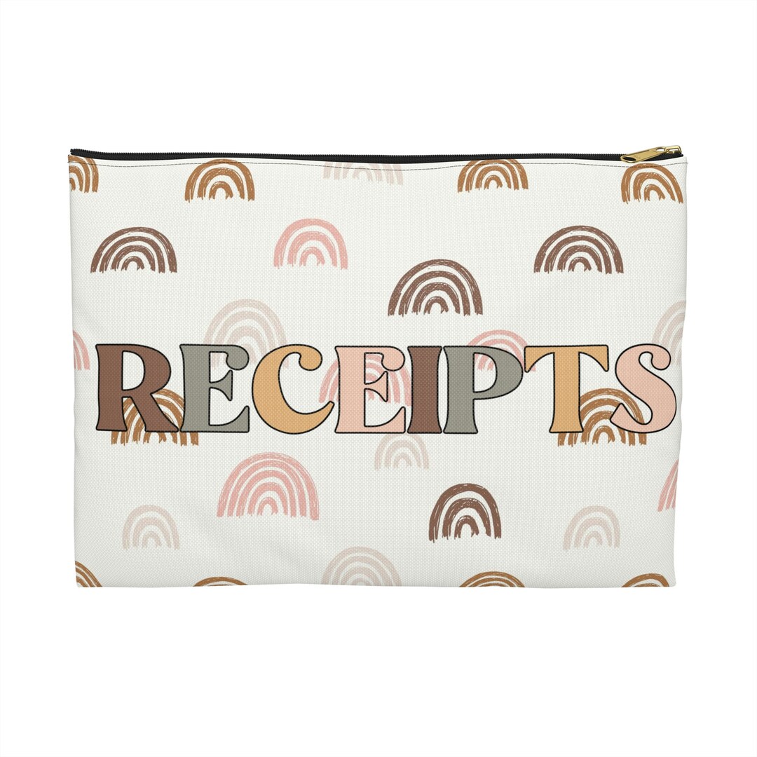 Receipt Holder Purse Shopping Organizer Receipts Organize Receipt Bag