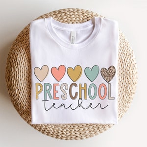 Preschool Teacher Shirt | Preschool Teaching Tshirt | Back to School | Tiny Human Tamer | Matching Teacher Shirt | Oh Hey Preschool