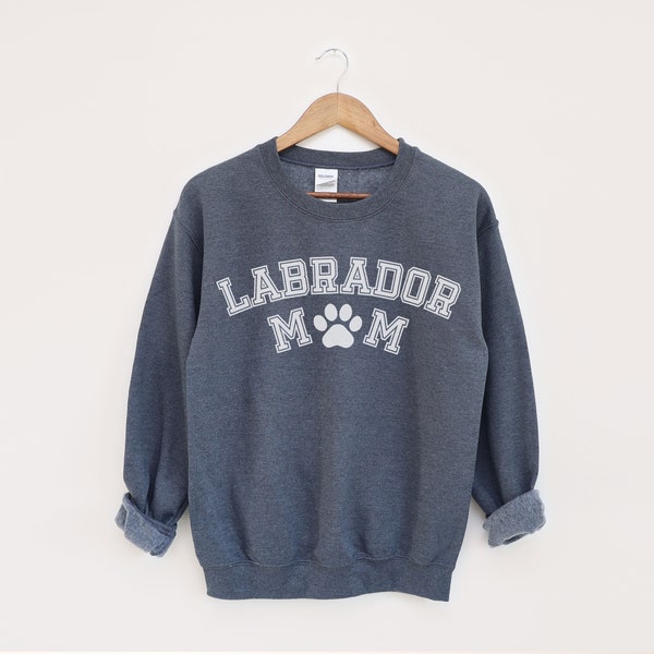 Labrador Retriever Sweatshirt, Lab Mom Sweater, Labrador Mama Crewneck, Dog Mom Gift, Dog Lover Shirt, Gift Idea, Chocolate Lab, Black Lab