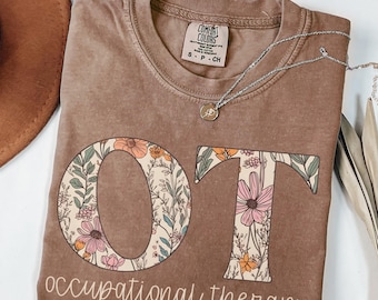 Camiseta de terapia ocupacional, camiseta de terapia ocupacional, regalo de graduación de terapia ocupacional, camiseta de terapia ocupacional, regalo de graduación de terapia ocupacional para ella, camiseta de terapia ocupacional