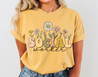 Comfort Colors® Social Worker Shirt, School Social Work Shirt
