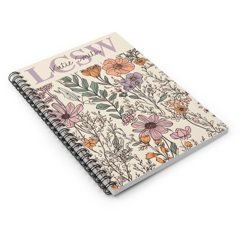 Lsw Notebook Custom LCSW Notebook, Personalized Licensed Social Worker Gift, Social ...