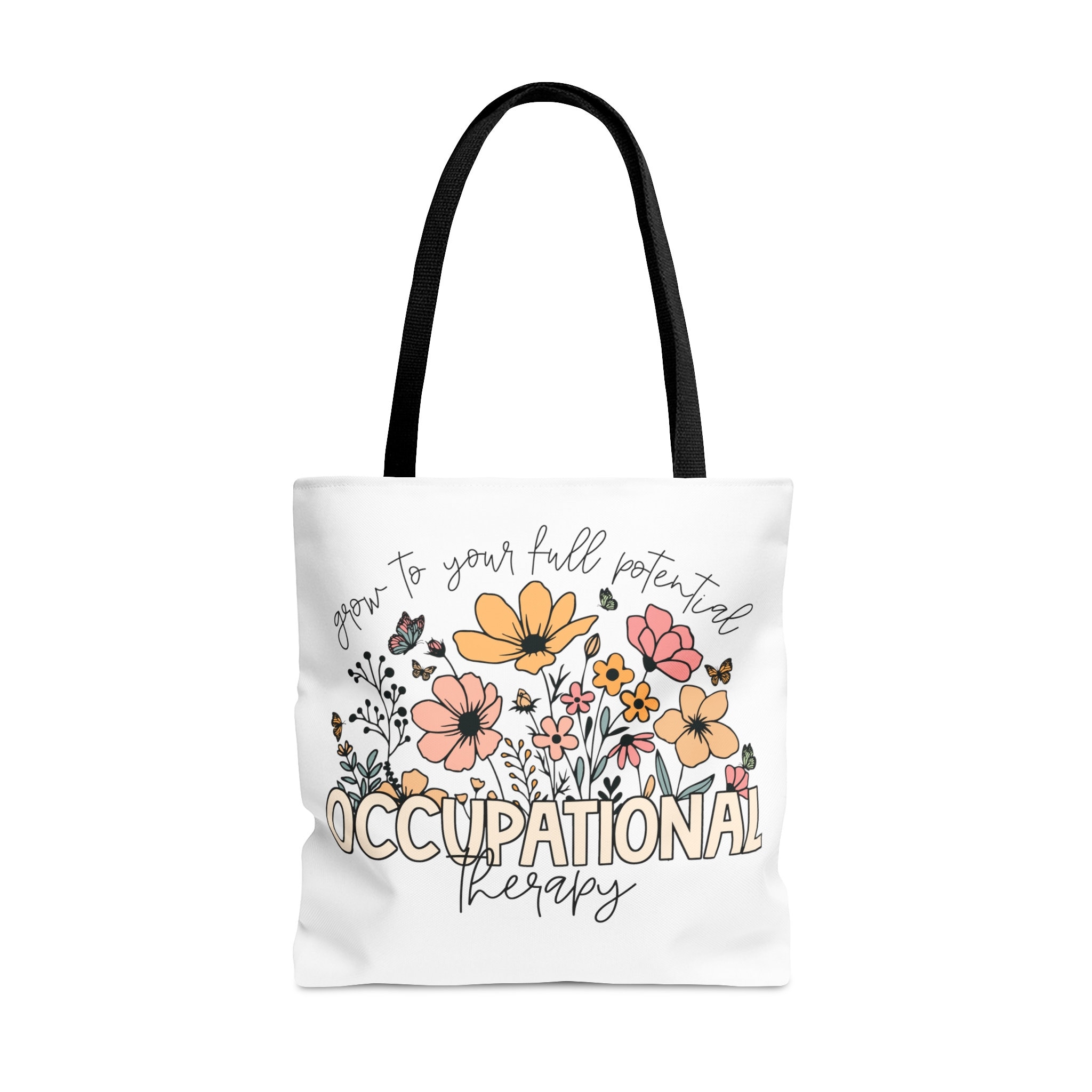 KUIYAI Borsa A Tracolla In Tela Per Terapista Occupazionale – 20x21cm, Regalo OTA, Con Cinghia Regolabile, Impermeabile Leggera