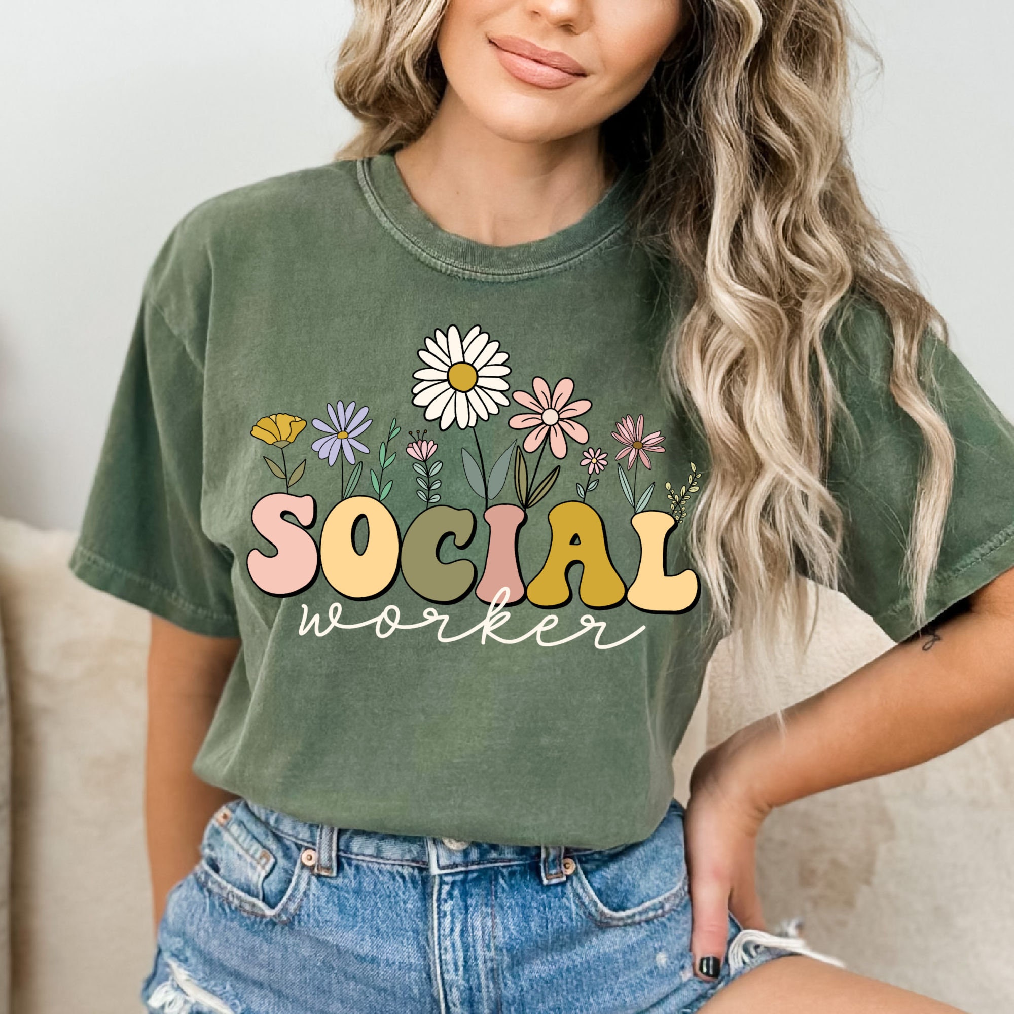Comfort Colors® Social Worker Shirt, School Social Work Shirt