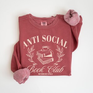 Members Only AntiSocial Book Club Sweatshirt main image 0