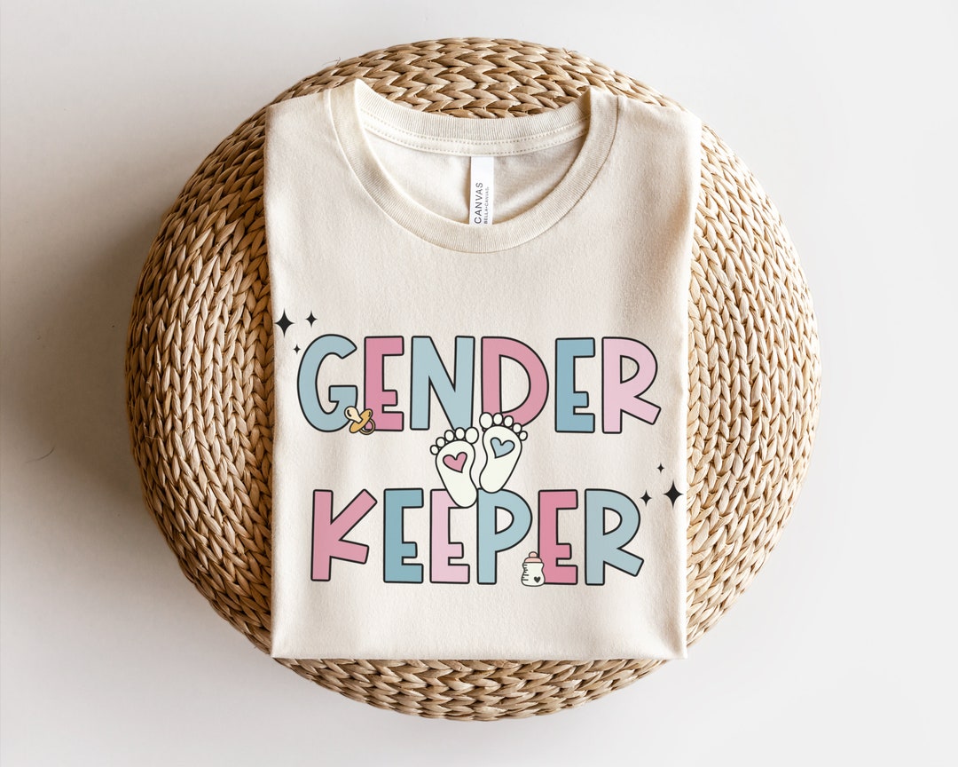 Gender Keeper Shirt, Keeper of the Gender Shirt, Gender Reveal Party Shirts, Team Boy Team Girl
