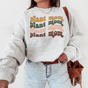 Plant Mom Sweatshirt | Just One More Plant Shirt | Plant Momma Shirt | Plant Lover Gift | Plants Gift | Crazy Plant Lady | Indoors Crewneck