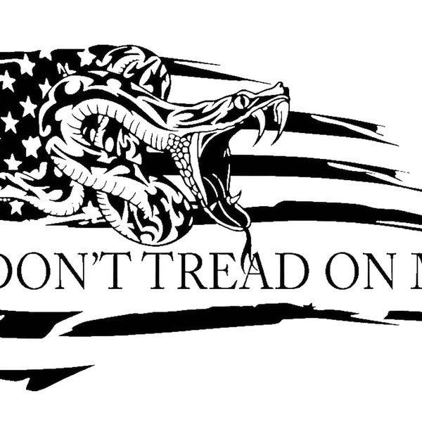 Don’t Tread on Me Flag SVG