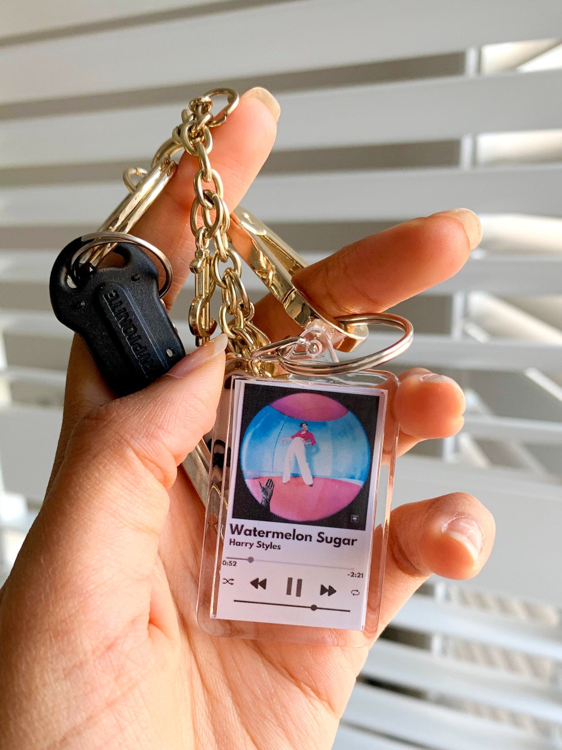 Custom Music Album Keychain Gift Song Plaque Keychain Etsy