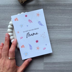 Karte, Glückwunschkarte Mama