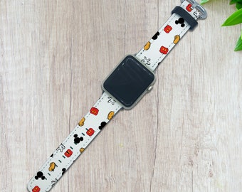 Mickey Mouse Apple Watch-band, cartoon Disney-bandje