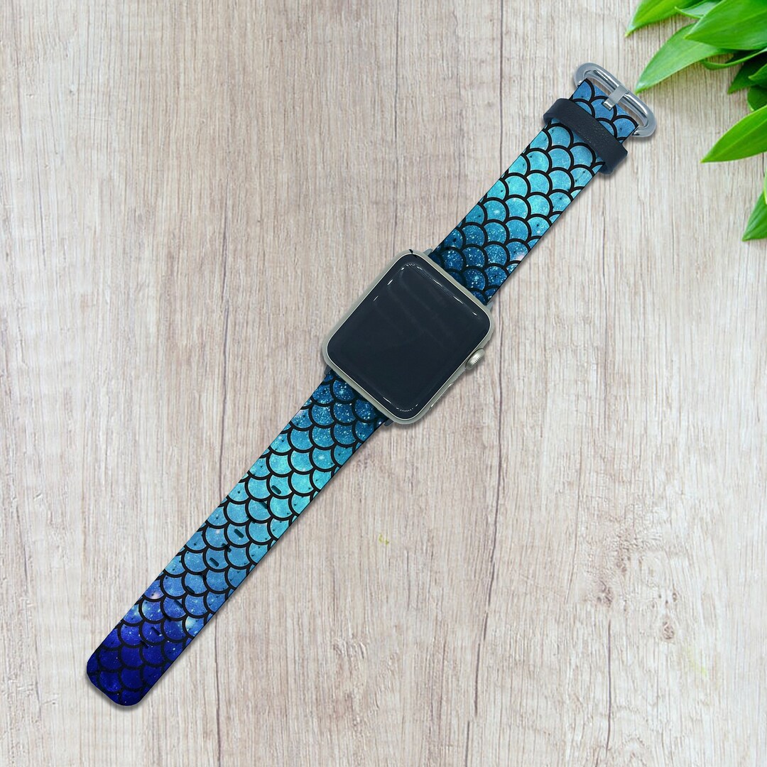 Mermaid Scales Apple Watch Ultra Band 38 40 42 44 Mm for Etsy