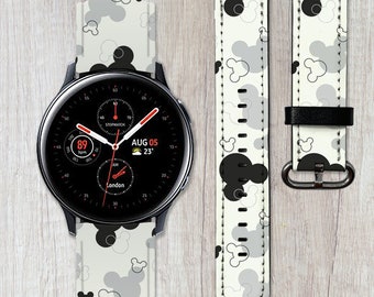 Mickey Mouse Vegan Leather Galaxy Watch Band