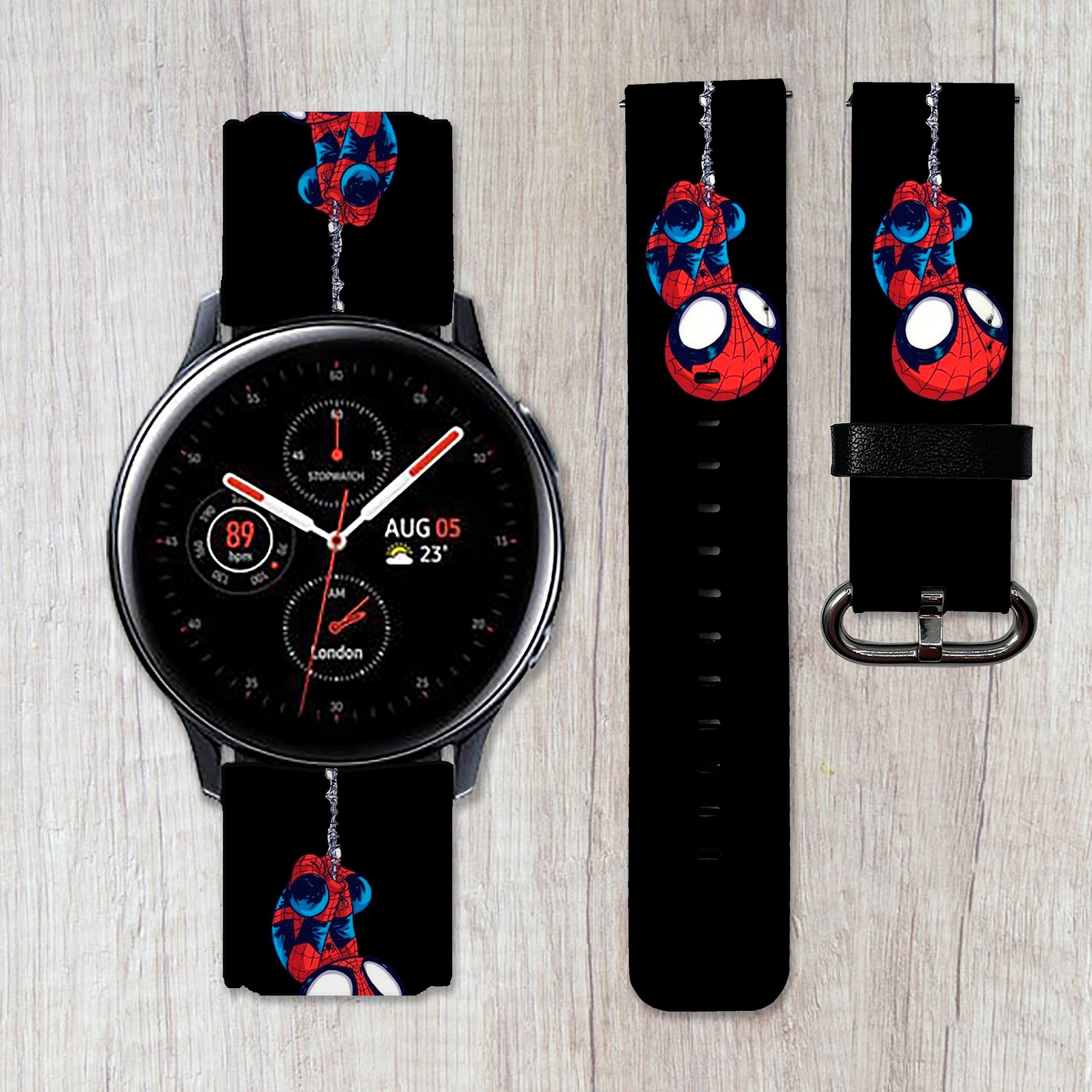 Marvel Galaxy Watch 3 4 5 Pro Band Spiderman Watch 3 Active 2 - Etsy Denmark