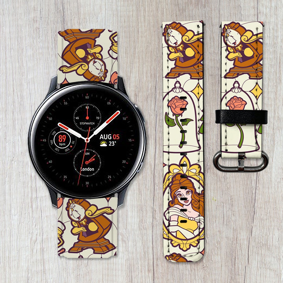 Beauty and the Beast Galaxy Watch 3 4 5 6 7 Pro Disney Band Active 2 40