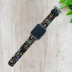 Disney per la serie 10 9 8 7 6 5 4 3 2 1 cinturino Disneyland Apple Watch Ultra 2 Band 38 40 42 44 mm Topolino Apple Watch SE cinturino in pelle PU