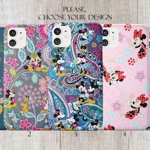 Custodia Minnie Mouse A36 A56 Disney per iPhone 16e 15 14, custodia Galaxy S25 S24, custodia Google Pixel 6 7 8, custodia iPhone 11 12 13, custodia iPhone X, custodia Note 20 SE