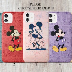 Custodia Topolino A36 A56 Disney per iPhone 16e, 15, 14, 13 Plus, custodia Galaxy S25, S24, custodia Google Pixel 6, 7, 8, custodia Galaxy Note 20, custodia iPhone 11, 12