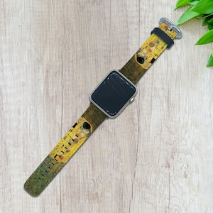 Correa para Apple Watch Gustav Klimt 'El Beso', piel sintética.