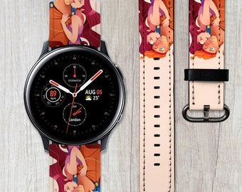 Samsung Galaxy Watch 7 Ultra Band Women Leather Braided Galaxy Watch 7 6 5 4 3 Strap Active 2 1 Classics Gear S3 S2 Frontier Watch Band Etsy