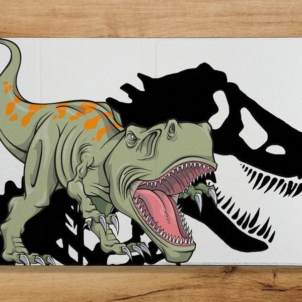 Dinosaur iPad 2021 case with pencil holder for Skeleton iPad 10.2"/10.5"/11 case 2019 iPad Air 4 5 case iPad mini 6/5 case iPad 2020 case